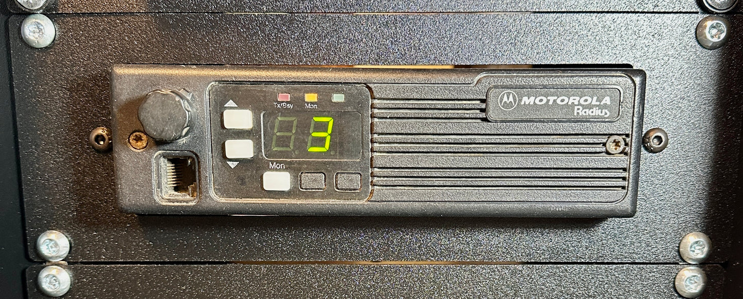 10 inch mini rack mount Motorola GM300 Alberta Radio Supply