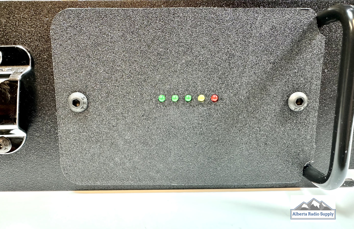 Rack Mounting Panel for 2 way radio with LED level meter
