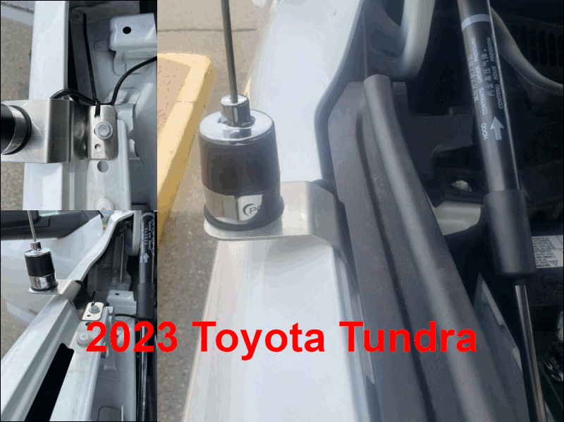 Fender Antenna Bracket for Toyota Tundra 2014 - 2024 NMO Mount Alberta Radio Supply