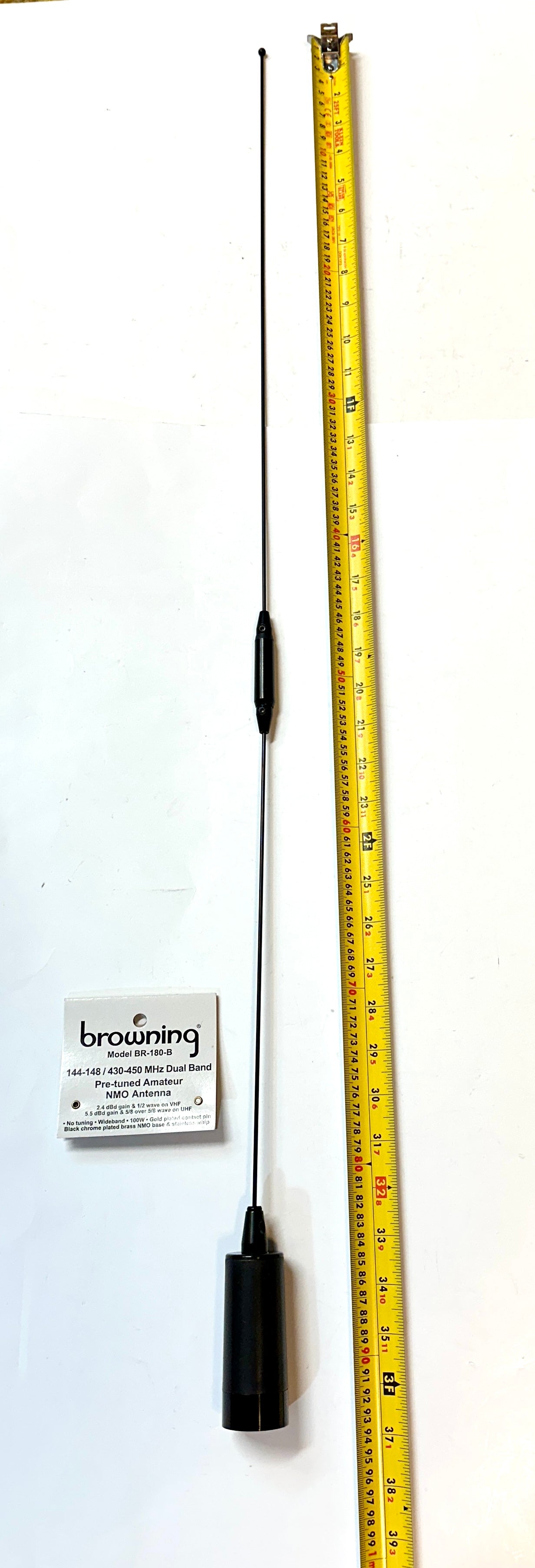 TRAM BROWNING BR180B Dual Band Mobile Antenna BLACK 144148 430450