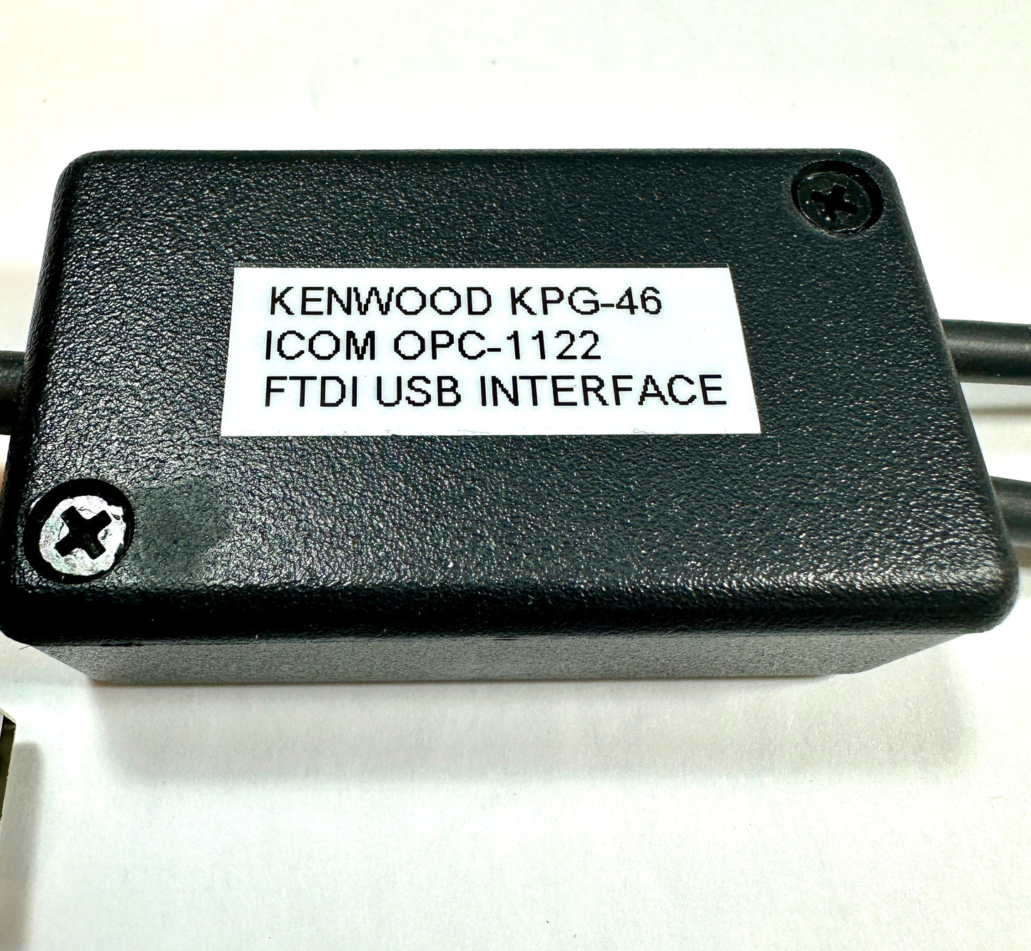 USB Dual Programming Cable for ICOM + Kenwood Mobile Radios - OPC-1122 KPG-46