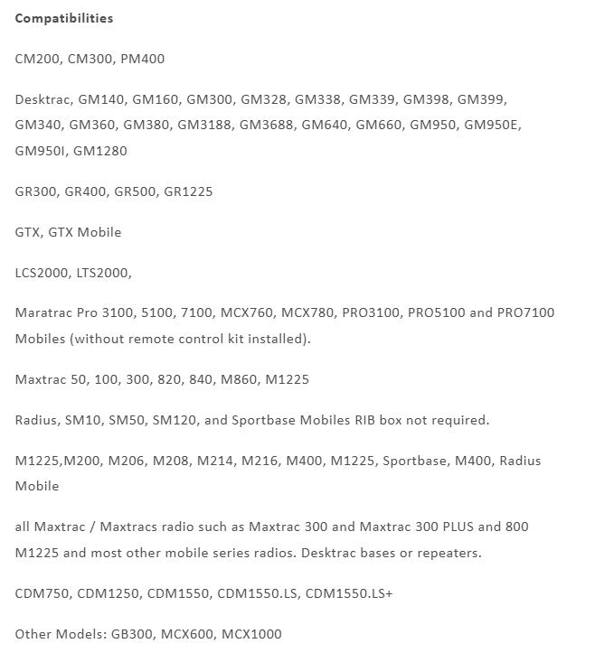 DB9 Programming Cable for Motorola Mobiles 8 Pin RIBLESS