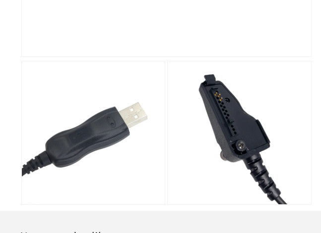 USB Programming Cable for Kenwood Portable Radios - KPG-36 Compatible FTDI