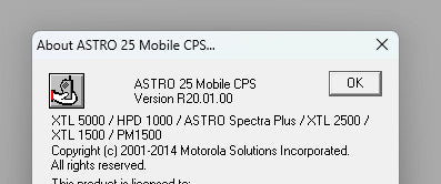 Motorola ASTRO 25 Mobile CPS R20.01.00