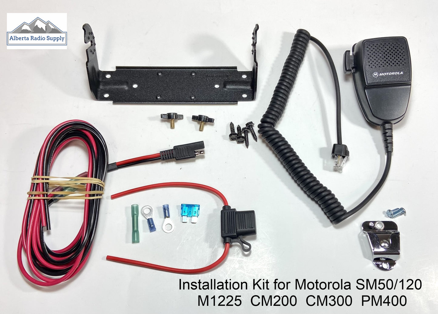 Installation Kit for Motorola CM300 CM200 M1225 SM50/120 PM400 Mobiles Alberta Radio Supply