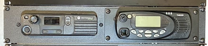 Motorola XPR Rack Mount panel with 2nd radio combination kit Alberta Radio Supply