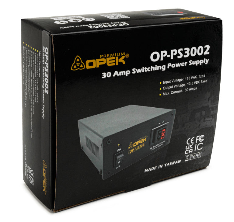 OPEK OP-PS3002 12V 30AMP DC Power Supply Alberta Radio Supply