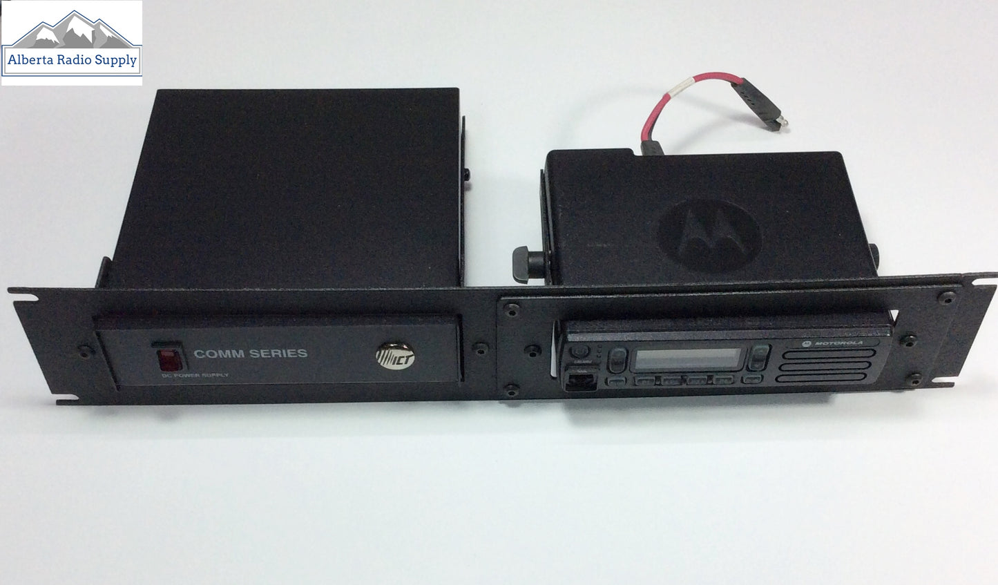 19" Rack Mounting Panel for ICT/SAMLEX Power Supply + Radio - Choose Radio Model Alberta Radio Supply