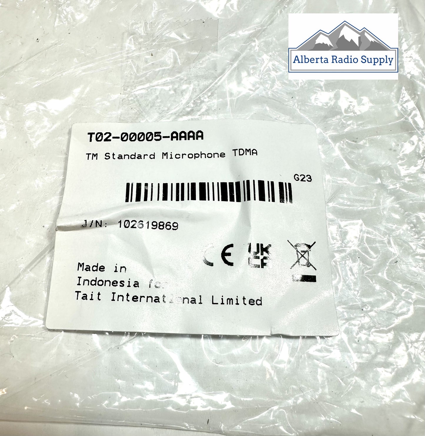 Tait Microphone for TM Series Mobile Radios T02-00005-AAAA