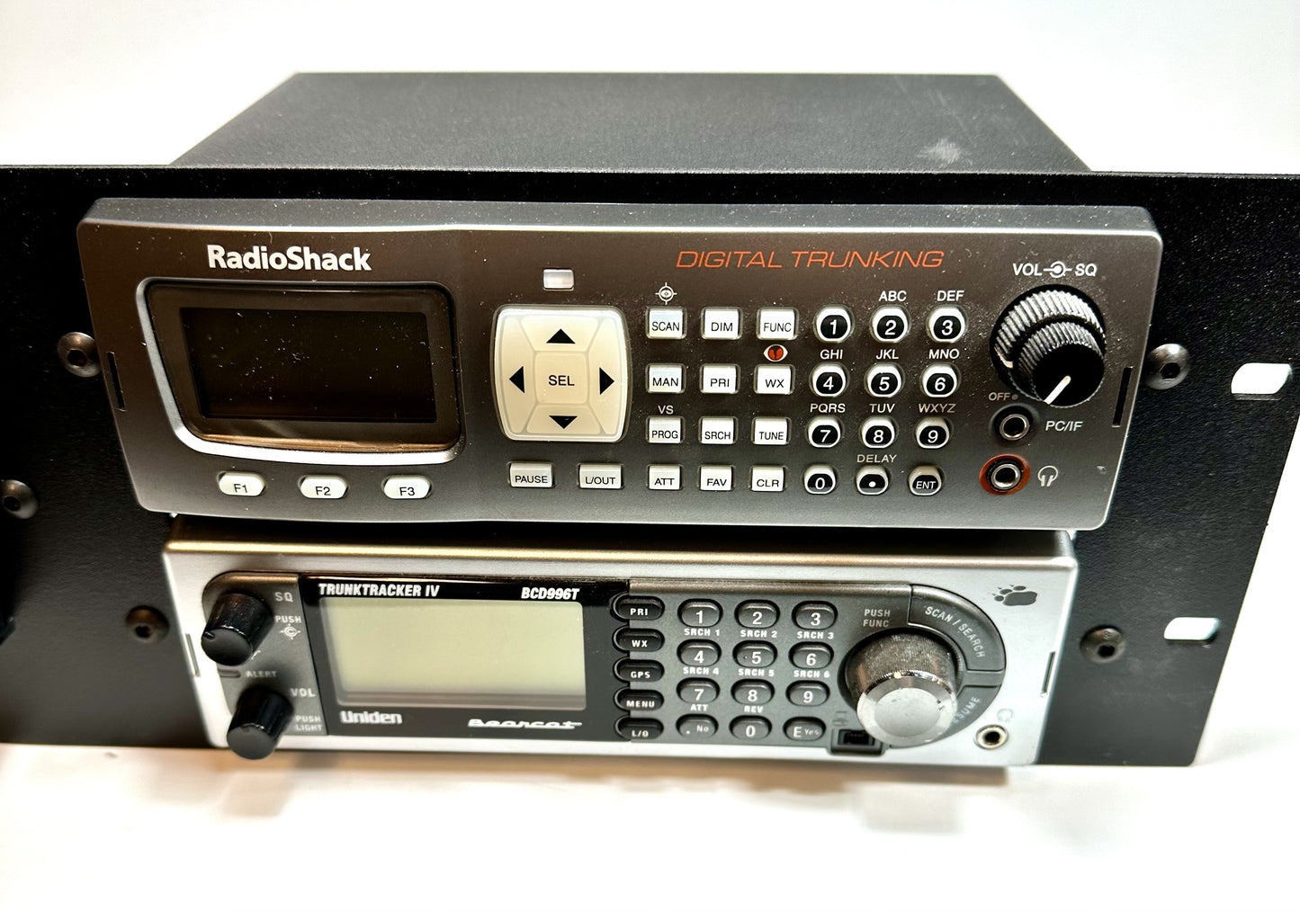 Rack Mounting Kit for Uniden SDS200 + dual Uniden BCD996 BCD536 Scanners Alberta Radio Supply