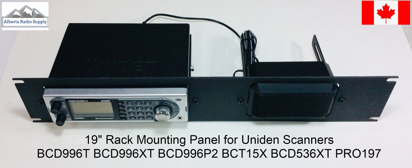 Rack Mount for Uniden BCD996T BCD996XT BCD996P2 BCT15X BCD536XT PRO197 Alberta Radio Supply