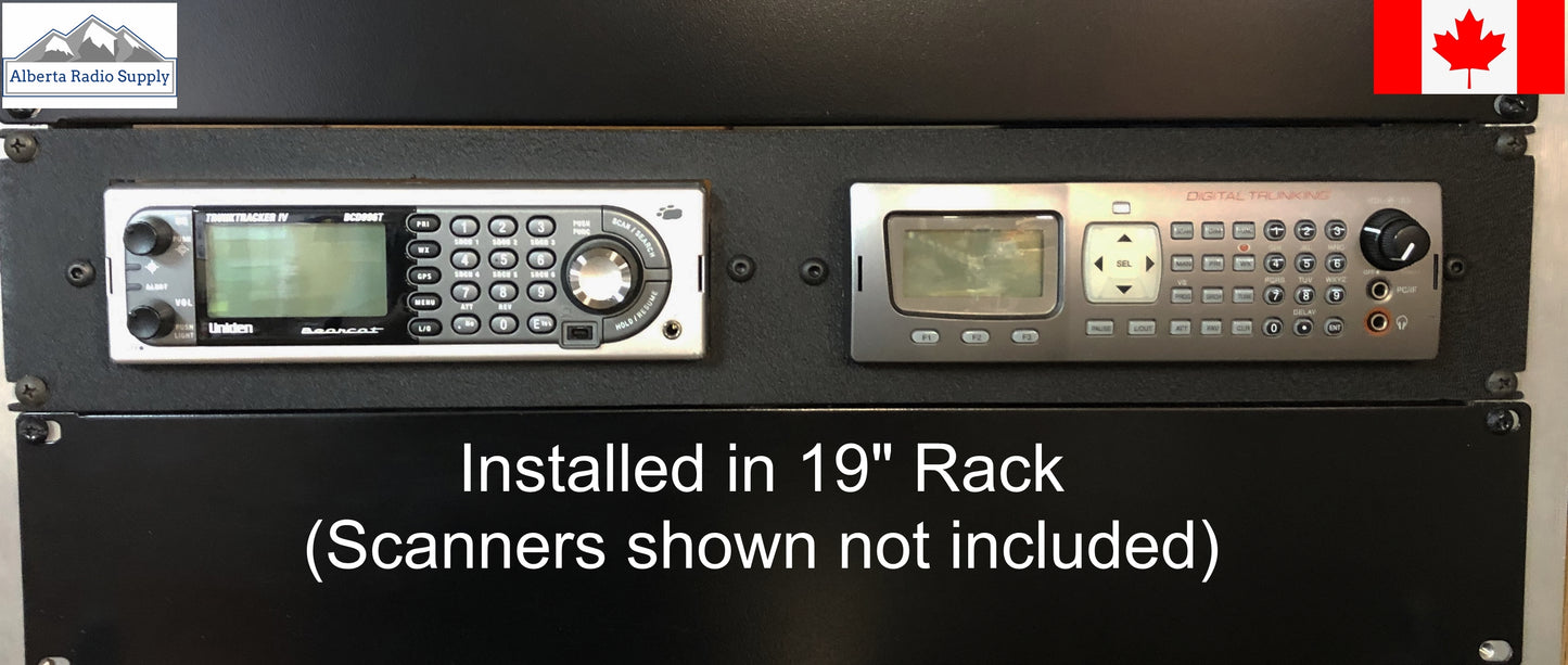 19" Rack mount for Uniden Scanners Alberta Radio Supply