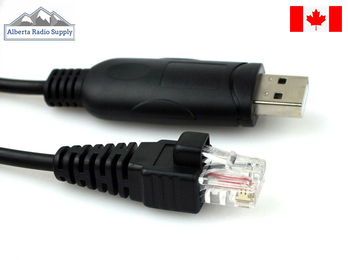 USB Programming Cable for ICOM Mobile Radios - OPC-1122 Compatible Alberta Radio Supply