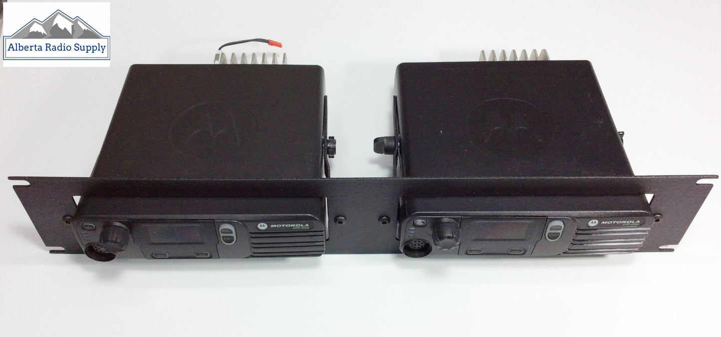 19" Rack Mounting Panel for Dual Radios - MOTOROLA models Alberta Radio Supply