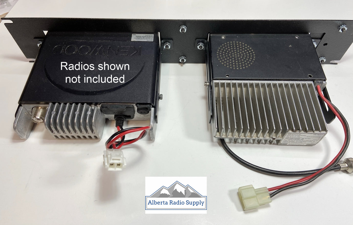 19" Rack Mounting Panel for Dual Radios - KENWOOD models 2RU Alberta Radio Supply