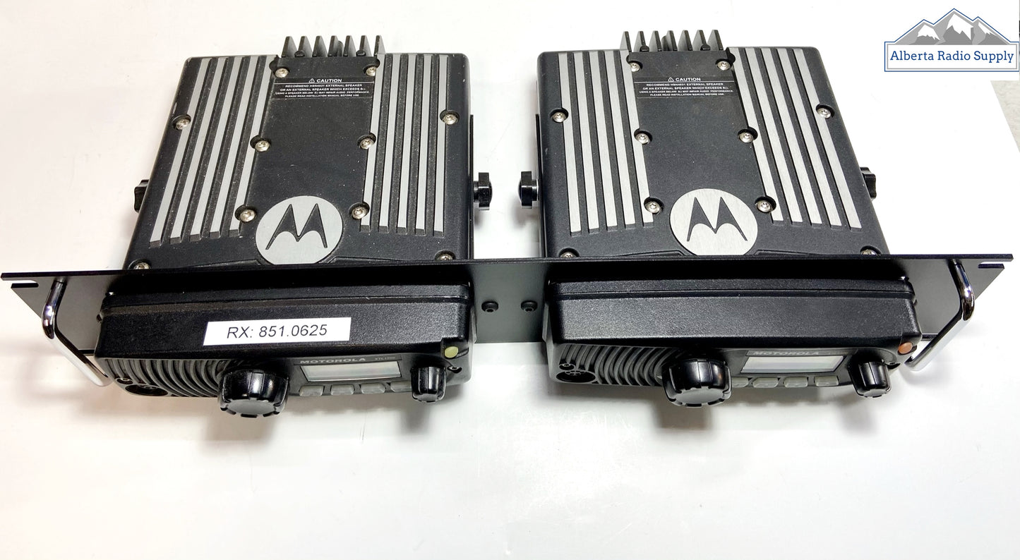 19" Rack Mounting Panel for Dual Radios - MOTOROLA models Alberta Radio Supply