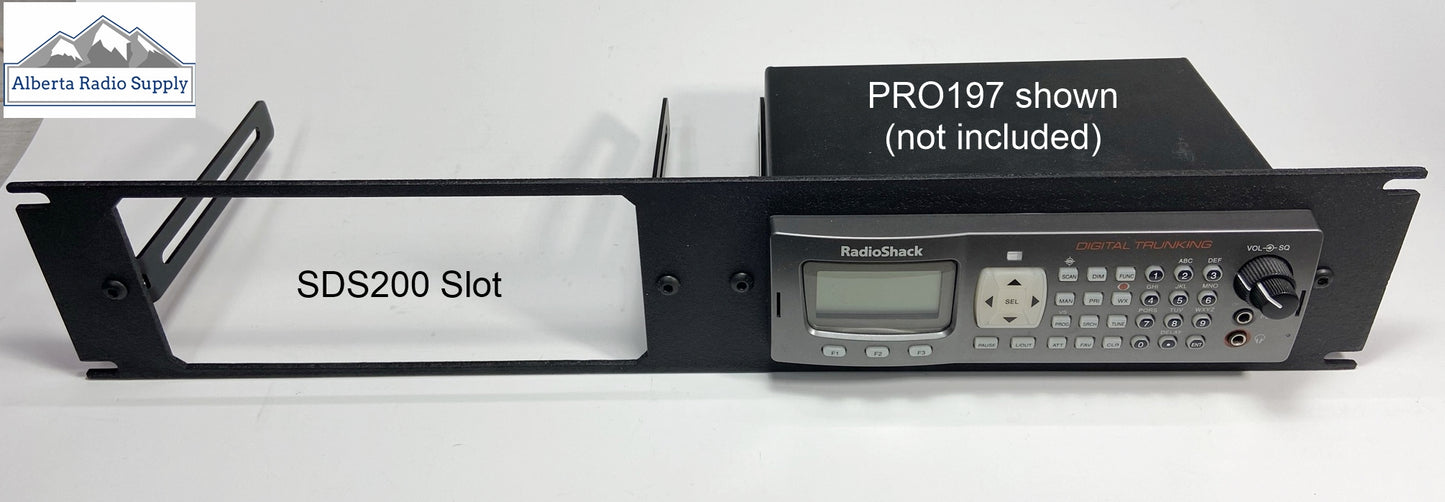 Rack mount for Uniden SDS200 and PRO197 Alberta Radio Supply