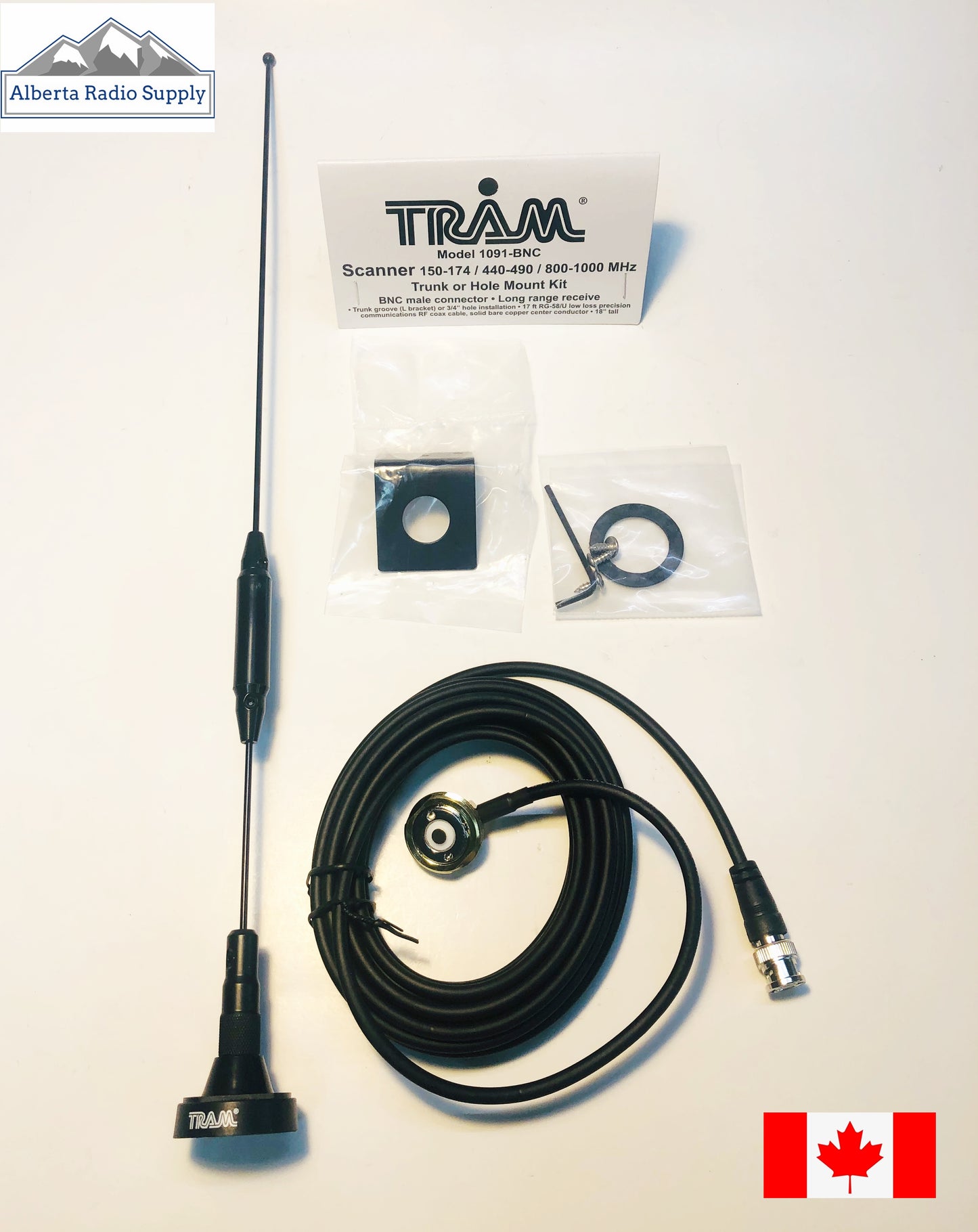 tram 1091 triband scanner antenna Alberta Radio Supply