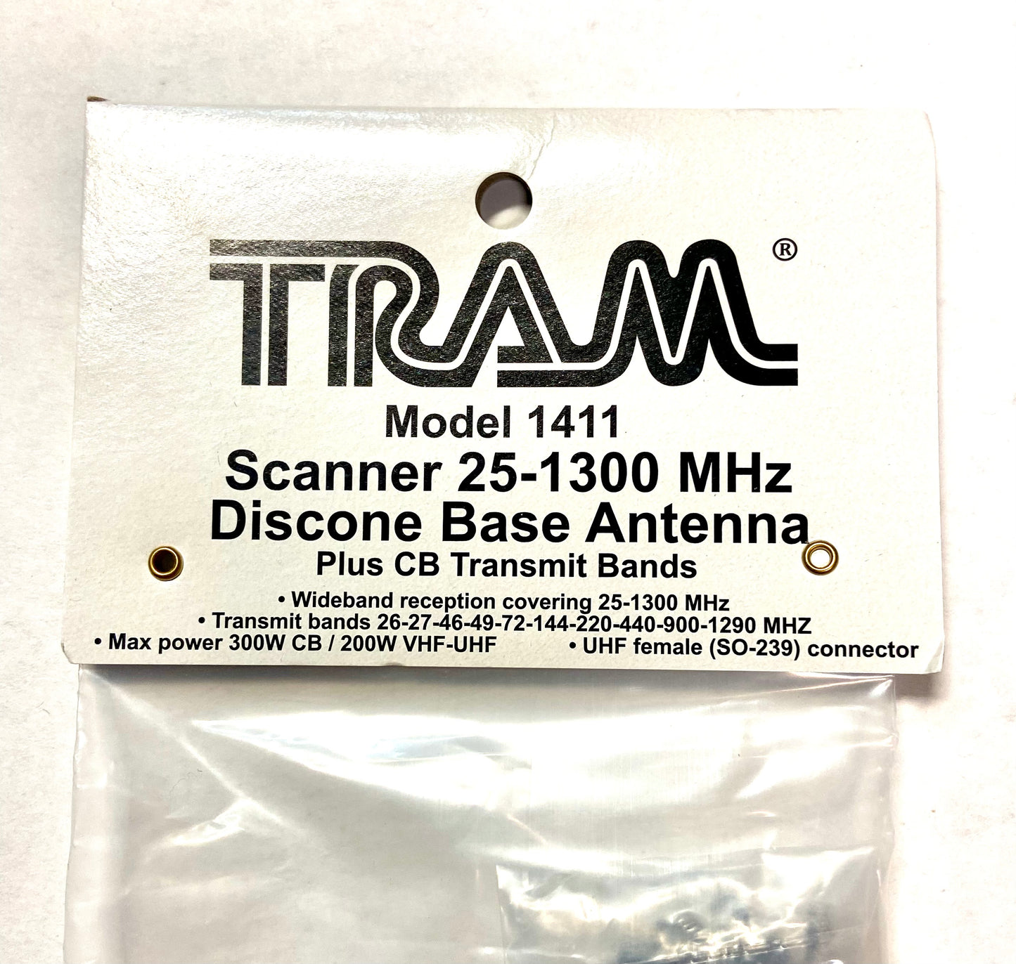 TRAM 1411 Discone Antenna Specs Alberta Radio Supply