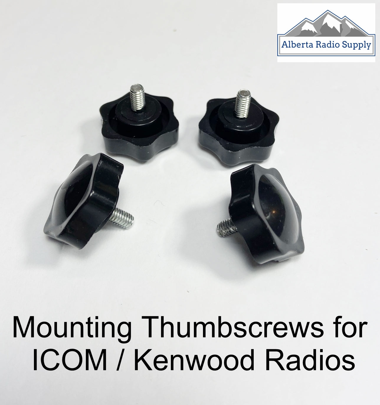 Radio Thumbscrews - Choose your radio model 4 PACK Alberta Radio Supply