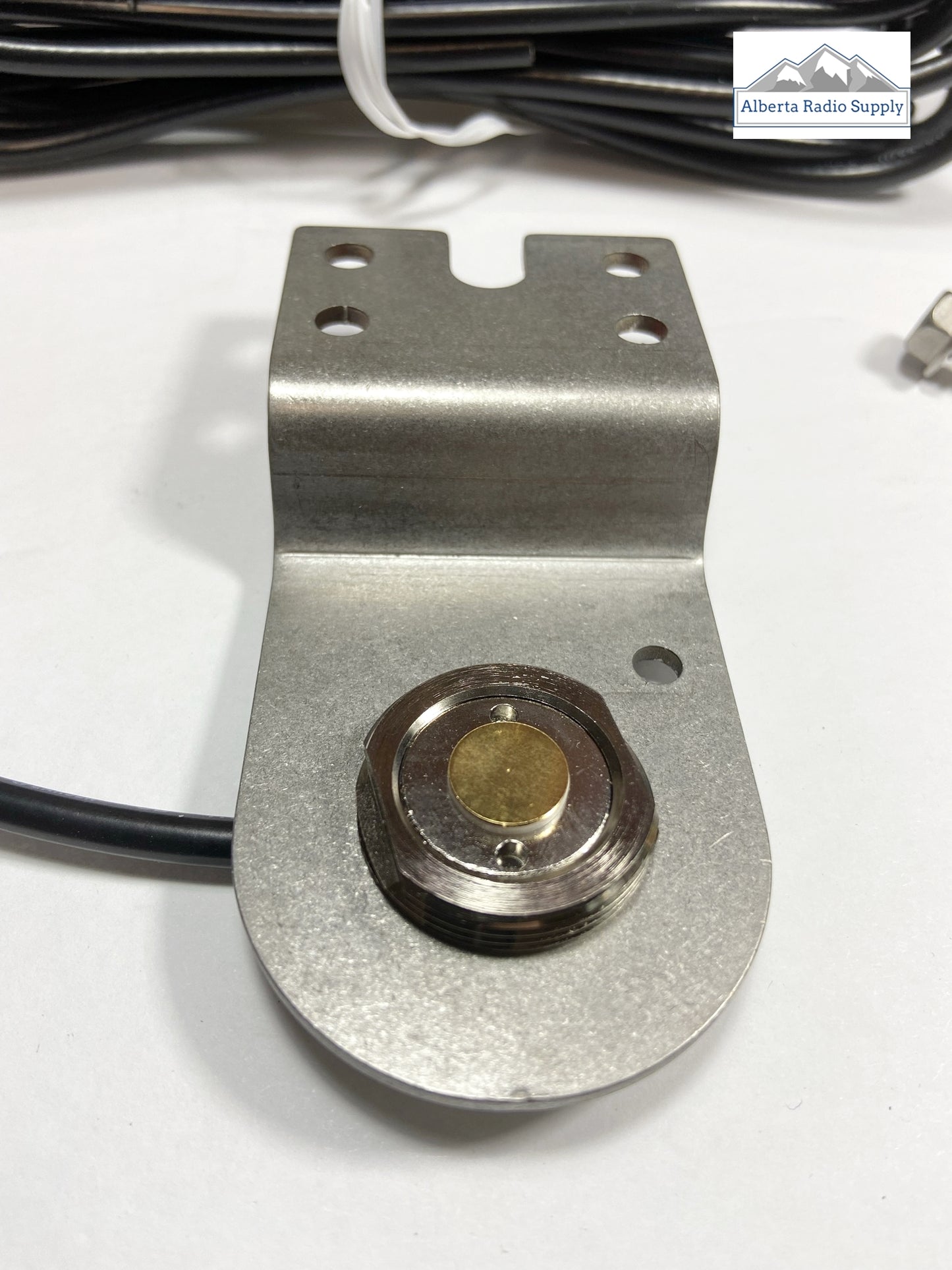 Jeep Wrangler JL/JT 2018 - 2023 Antenna Mounting Bracket + NMO Coax Cable Option Alberta Radio Supply