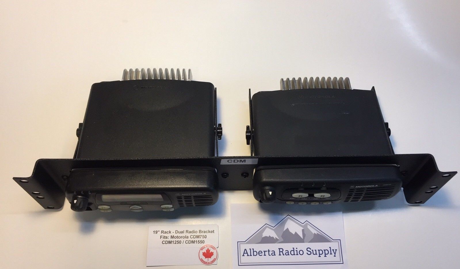 19” Rack Mount Panel - Dual Radios - MOTOROLA models – Alberta Radio Supply