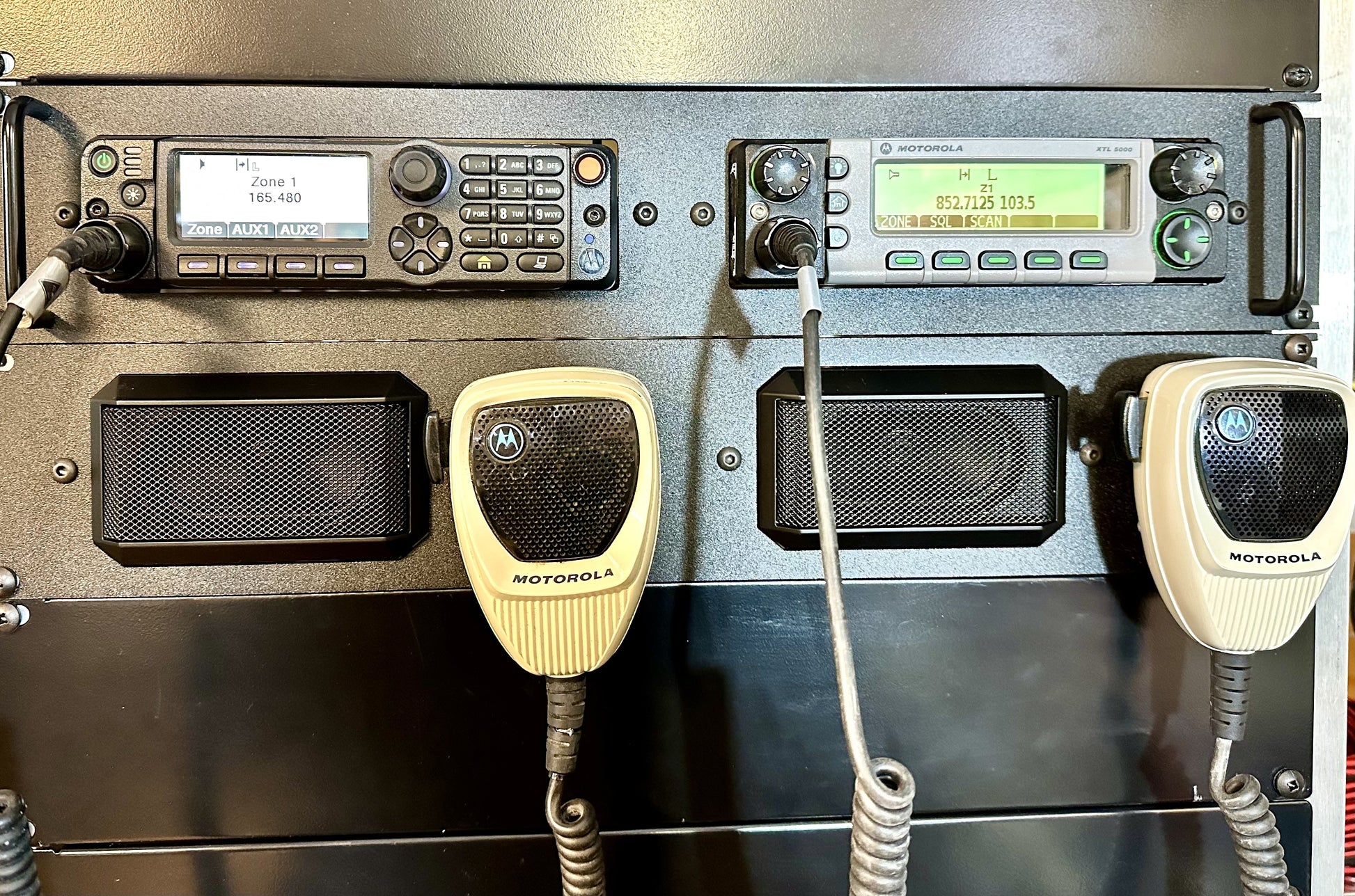 Motorola APX radio rack mounts