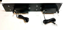 Load image into Gallery viewer, 19&quot; Rack Mounting Panel Dual Speakers + Mic Clips