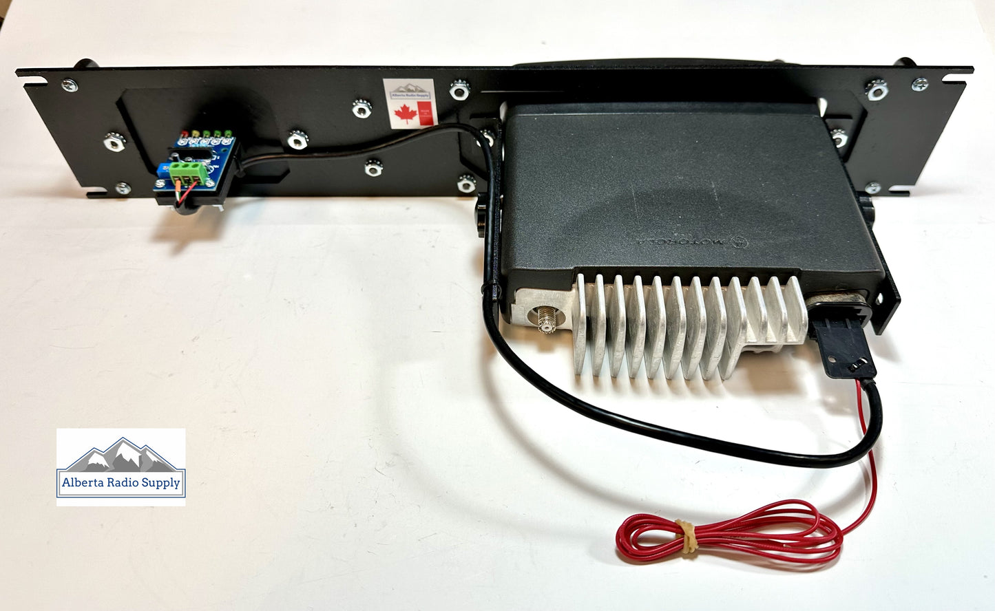 19” Rack Mount Panel c/w LED Audio Level Meter - Motorola Radios