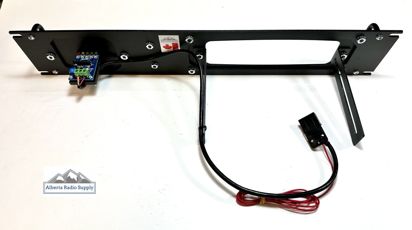 Rack Mounting Panel for 2 way radio with LED level meter