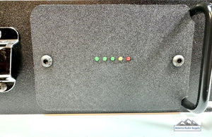 19” Rack Mount Panel c/w LED Audio Level Meter - Motorola Radios