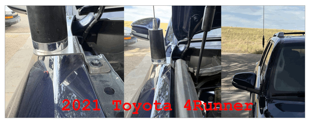 Fender Antenna Bracket for Toyota 4Runner  2010 - 2024  NMO Mount Pass Side
