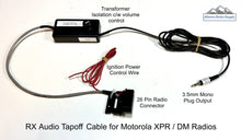 Load image into Gallery viewer, RX Audio TAPOFF Cable for Motorola XPR / DM Radios