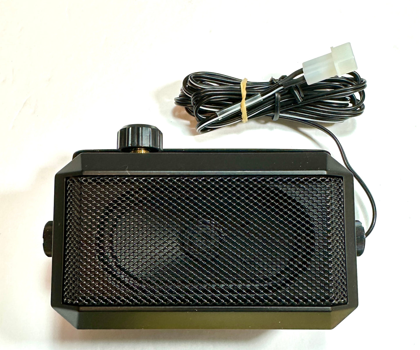 External speaker with Motorola 2 pin plug and volume control Alberta Radio Supply