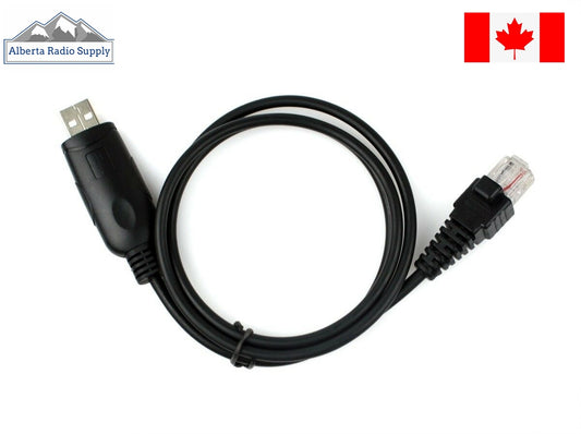 USB Programming Cable for Kenwood Mobile Radios NX700 NX800 NX900 + Software Alberta Radio Supply