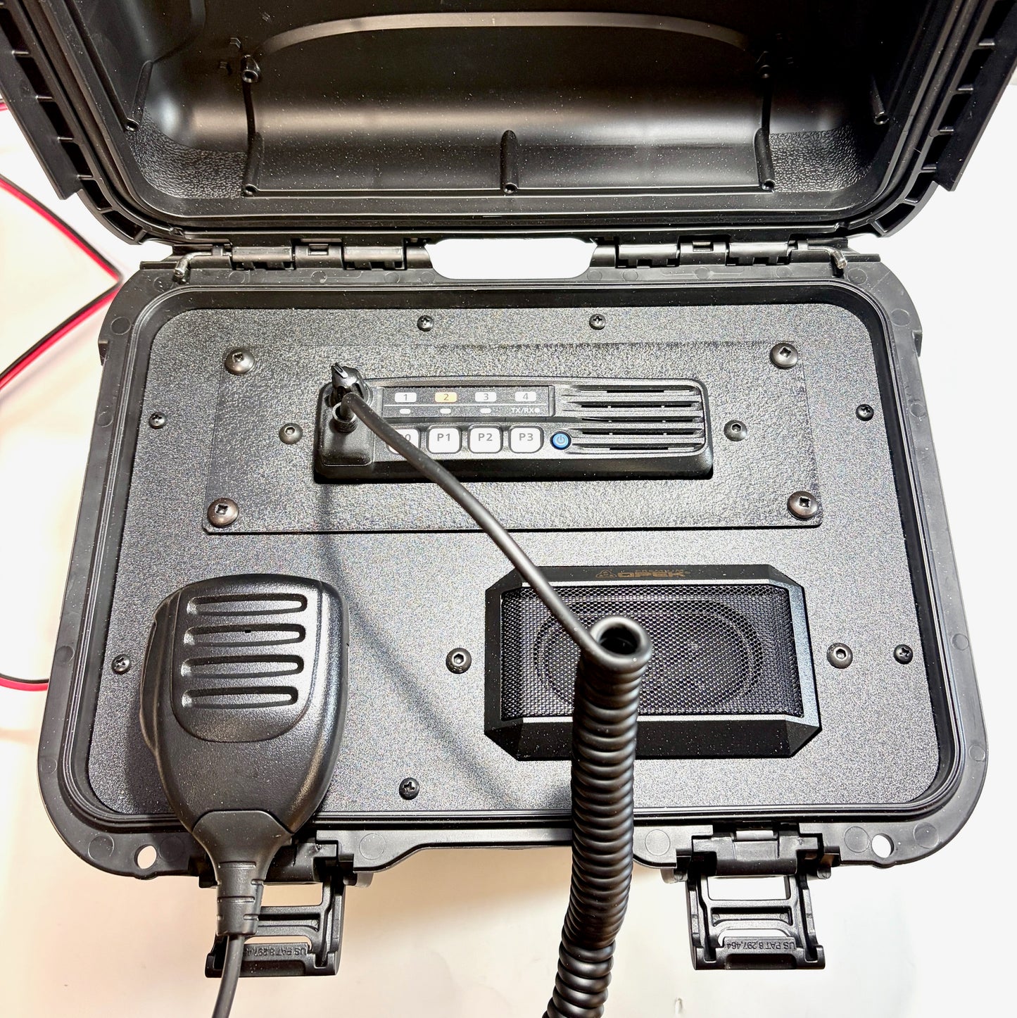 Hard Carry Case for Single Radio + Speaker - Radio-Specific Inserts