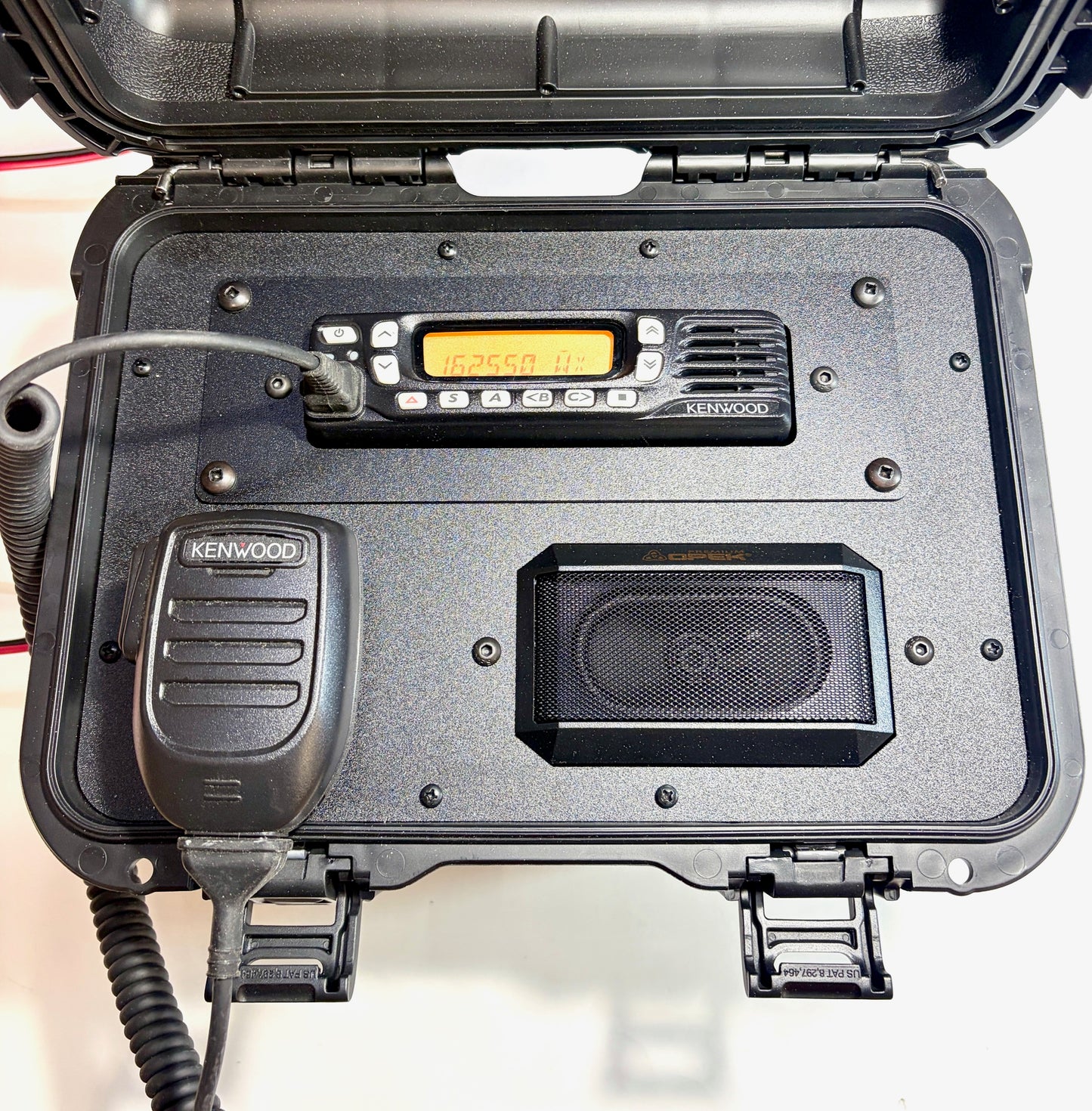 Hard Carry Case for Single Radio + Speaker - Radio-Specific Inserts