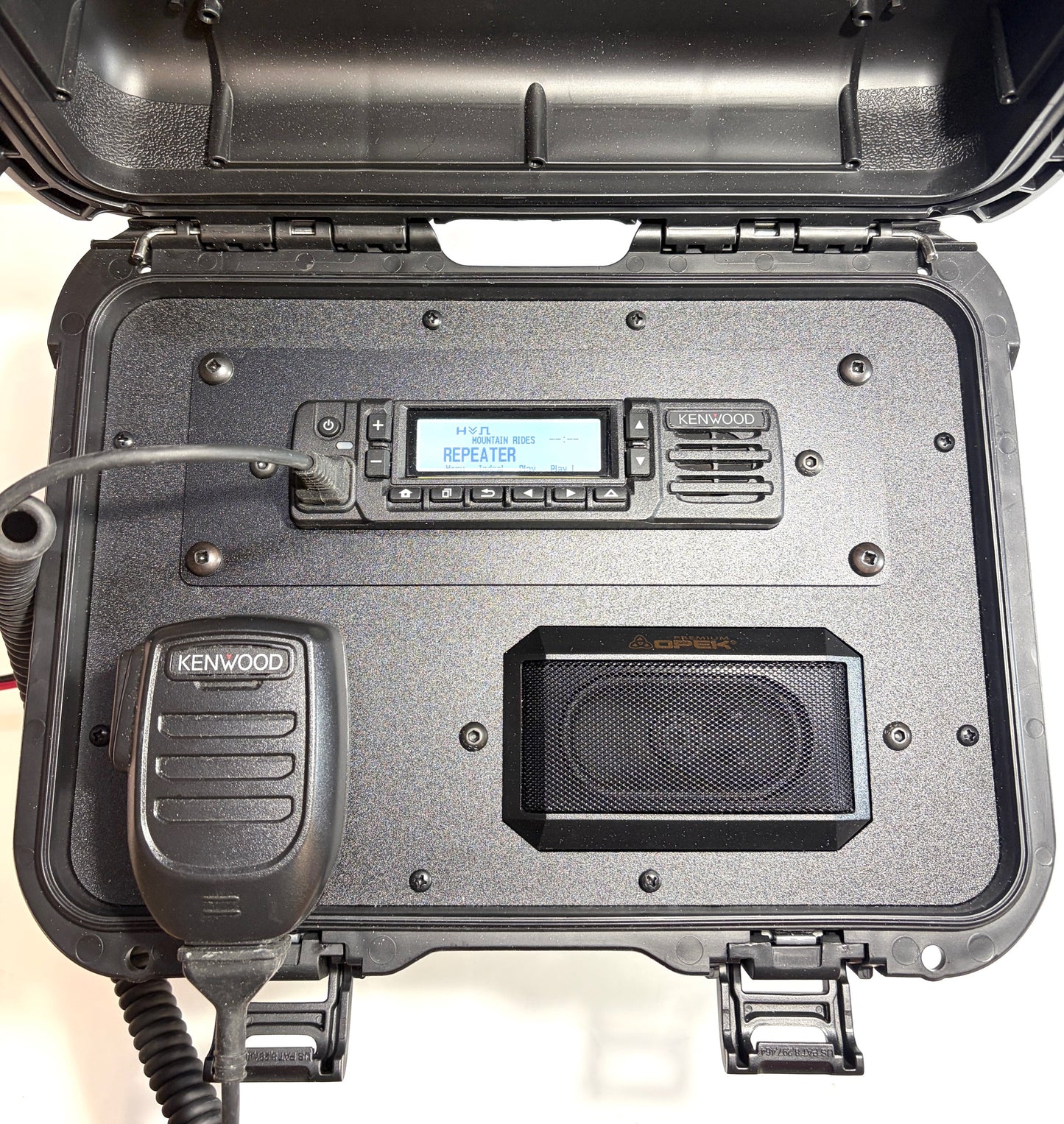 Hard Carry Case for Single Radio + Speaker - Radio-Specific Inserts