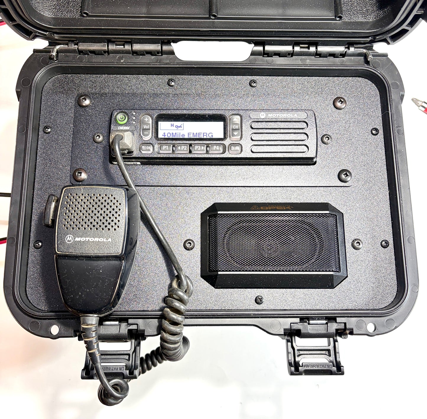 Hard Carry Case for Single Radio + Speaker - Radio-Specific Inserts