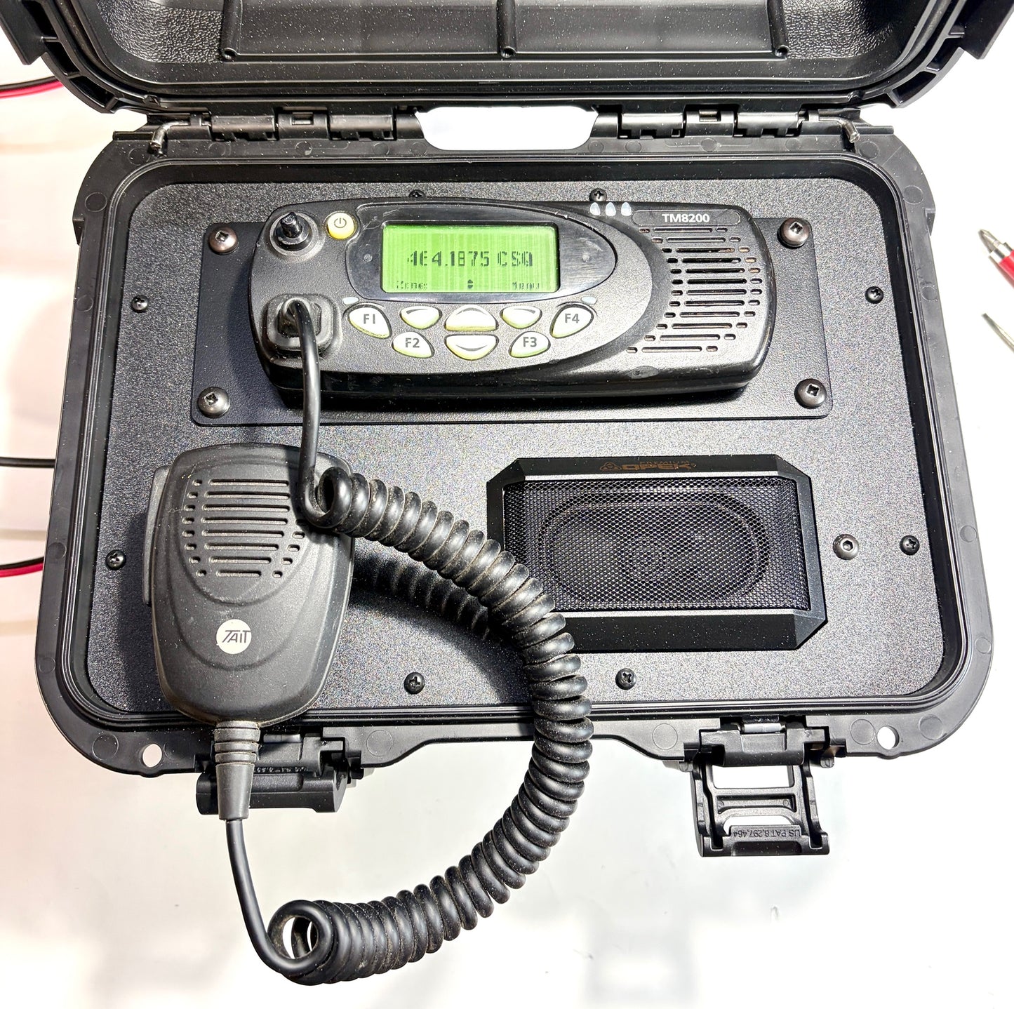Hard Carry Case for Single Radio + Speaker - Radio-Specific Inserts