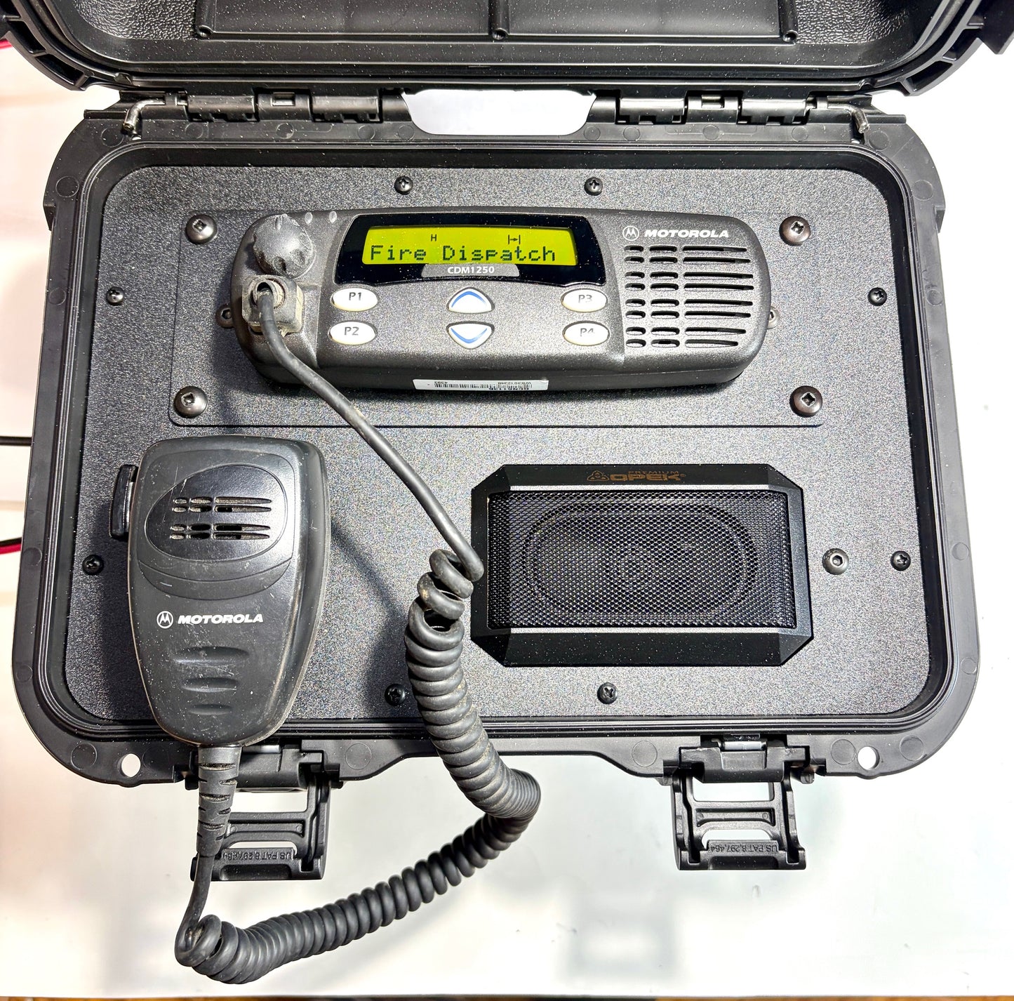Hard Carry Case for Single Radio + Speaker - Radio-Specific Inserts