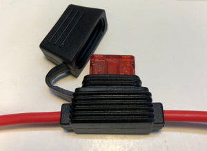 Inline Fuseholder - 12GA 30 AMP  ATC Fuse