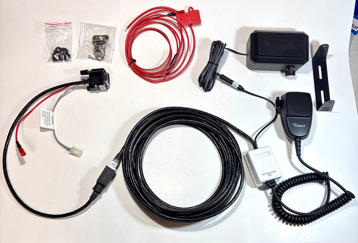 Remote Microphone and Speaker Kit - Motorola XTL and APX Mobiles