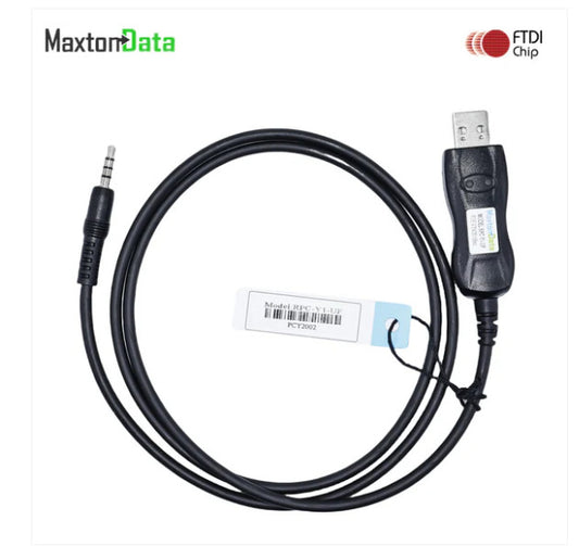 USB Programming Cable for Vertex Portable Radios - Single Pin Plug  FTDI