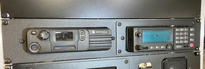 19" Rack Mounting Panel for Motorola XPR + 2ND Radio - Combination Panel