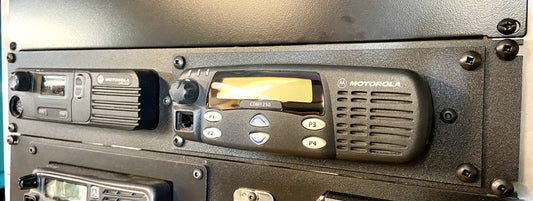 Motorola XPR Rack Mount panel with 2nd radio combination kit