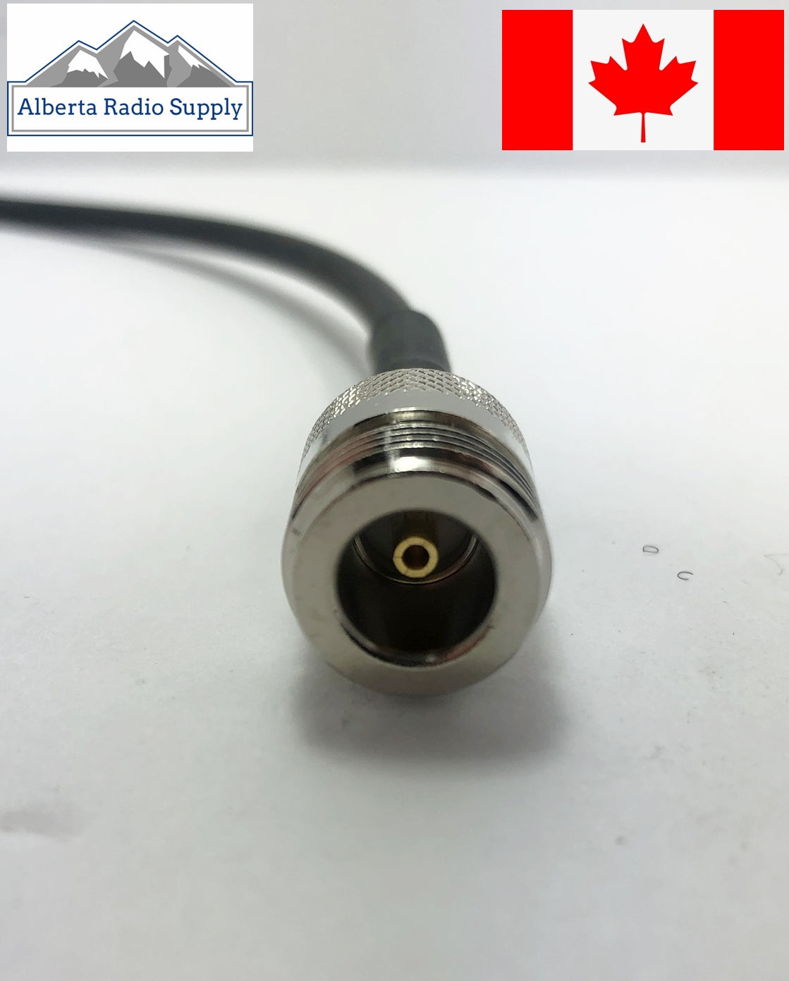 Antenna Adapter Coax Cable 12" RG-58  50 Ohm Alberta Radio Supply