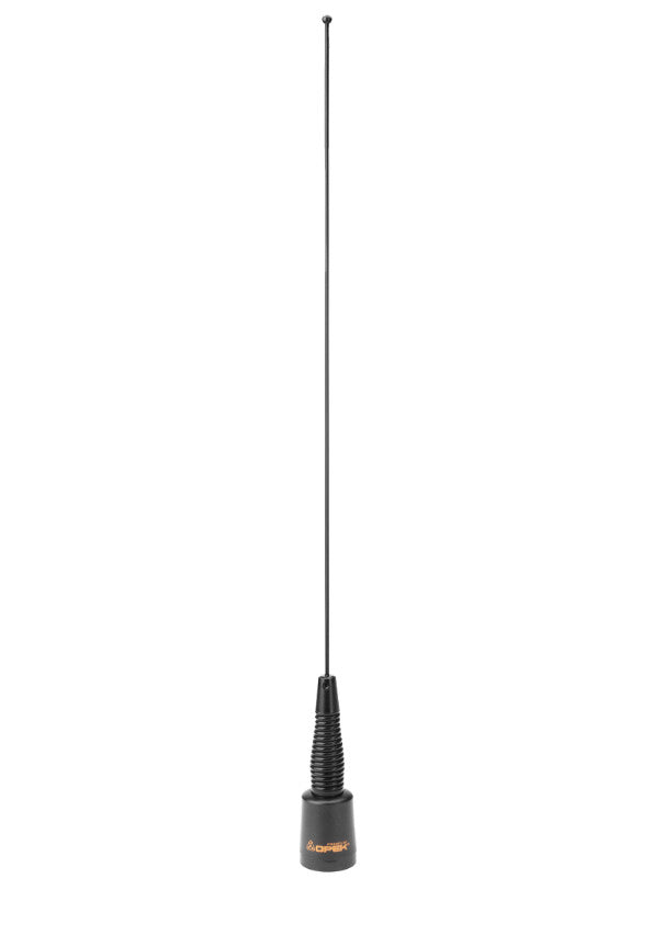 OPEK OP-1228WB Wideband 1/4 Wave VHF Antenna NMO Mount with spring BLACK
