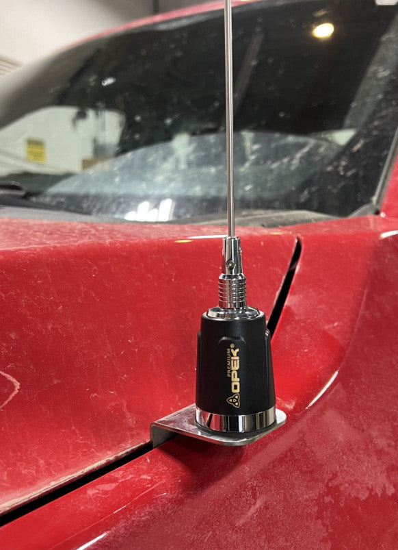 OPEK OP-1229W Wideband 1/2 Wave VHF Antenna NMO Mount CHROME