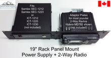 Load image into Gallery viewer, 19&quot; Rack Mounting Panel for Samlex or ICT Power Supply + Radio - Motorola XPR / DM